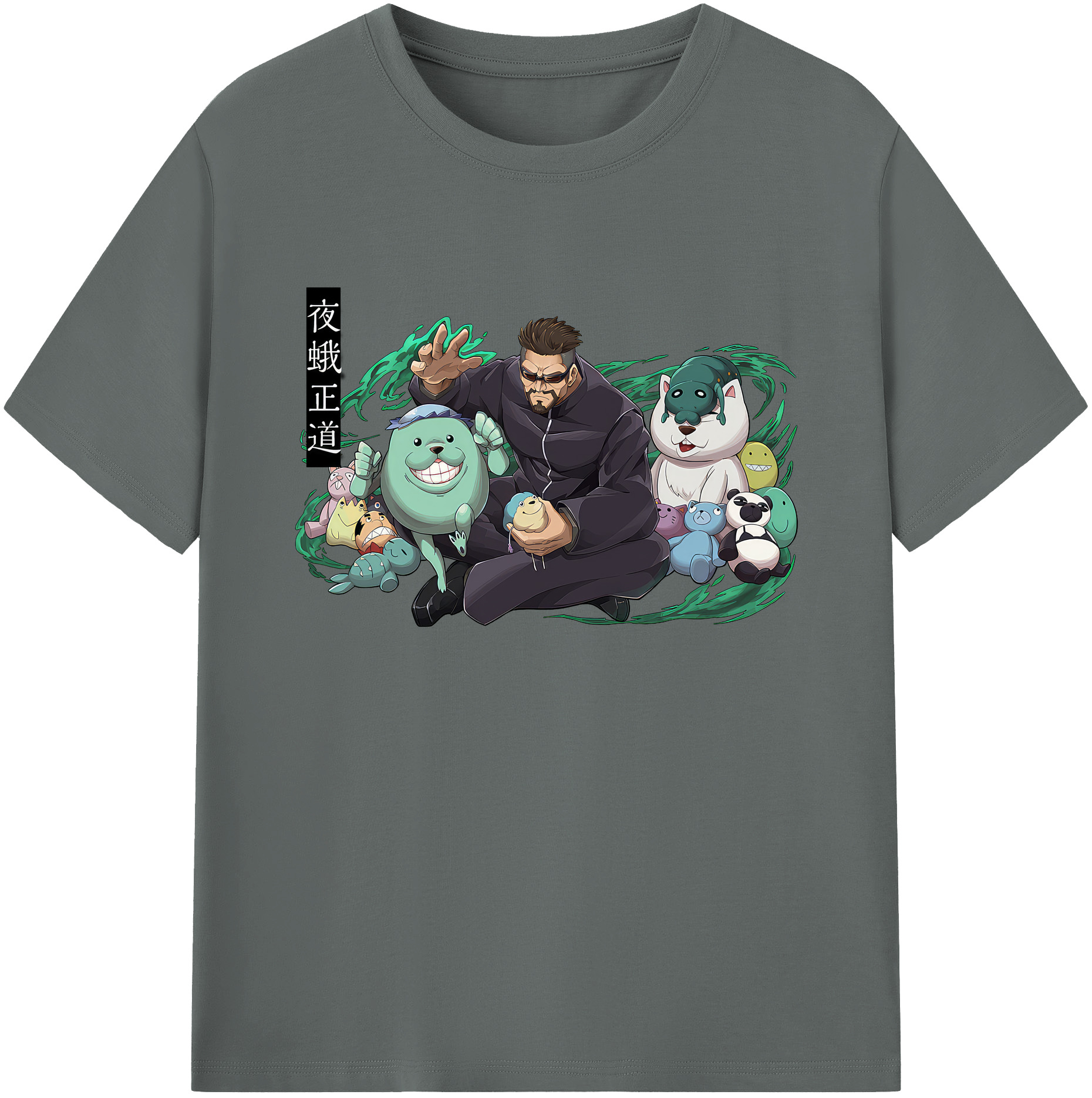 （画像用） 呪術廻戦 Jujutsu Kaisen 綿100％ メンズ半袖Tシャツ｜肌触りやわらか＆通気性